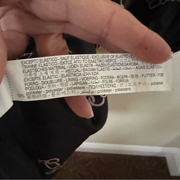 ZARA black chain print mini dress Small - Picture 7 of 7